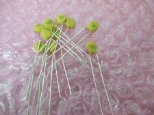 100nF,  0.1uF, (104) 25V Ceramic Disc Capacitor Long  Leads by Thompson x100pcs
