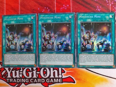 3x MYSTISCHE MINE - MP20-DE080 Secret Rare / 1. Auflage Near Mint Playset