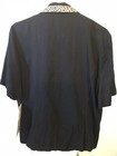 Black Jacket W/Leopard Like Trim & Matching SolId Black Skirt. Perceptions Sz 14 — photo 3