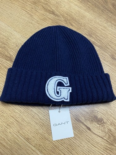 Gant men's beanie hat new tag genuine