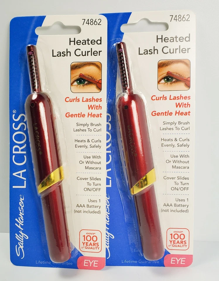 Nuevo (2) RIZADOR DE PESTAÑAS TÉRMICO LA CROSS Sally Hansen 74862 *raro Foto 2 de 3