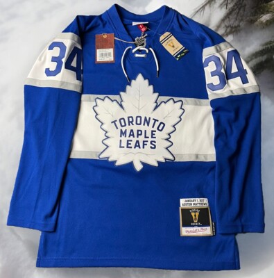 MITCHELL & NESS TORONTO MAPLE LEAFS S AUSTON MATTHEWS BLUE LINE JERSEY $200