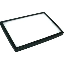 Gem Stone Display Box Travel Showcase Storage Case Jewelry Container