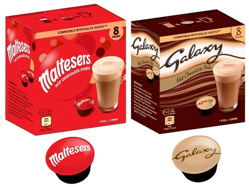 Galaxy or Maltesers Hot Chocolate Pods 
