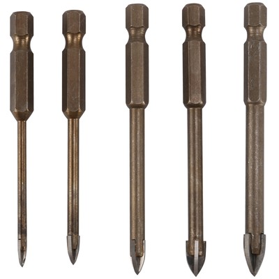 5 Pcs Efficient Universal Drilling Tool, Multifunctional Triple-Cornered5969