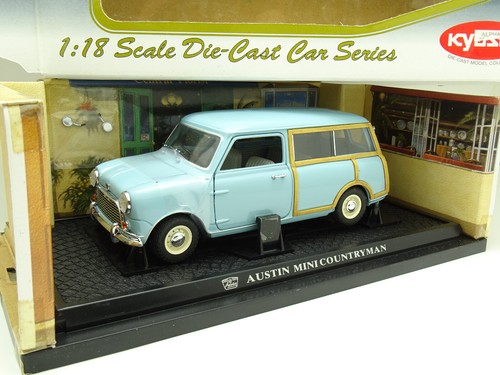 Kyosho 1/18 - Austin Mini Countryman Blue 08191B