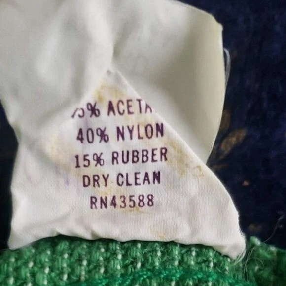 Mardi Gras St. Patrick's Day Leotard Parade Dance Costume Celebration Vintage S - Image 4 of 4