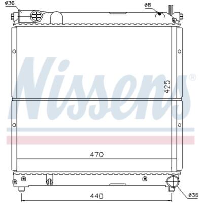 Kühler Wasserkühler Motorkühler passend für Suzuki Samurai SJ 1.9 D AWD