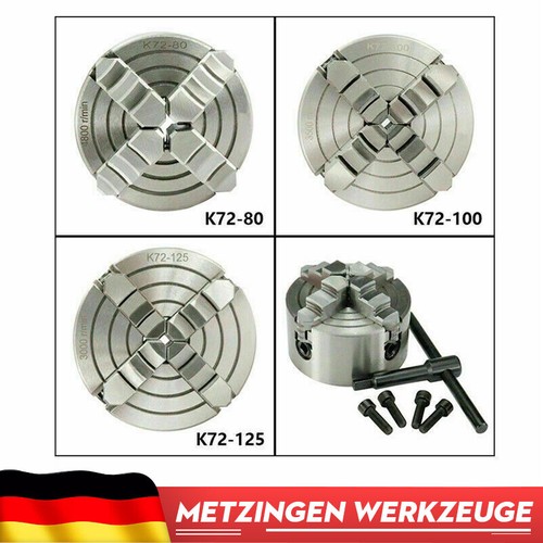 Profi Spannfutter 125mm - 3 Backenfutter Für Drehbank