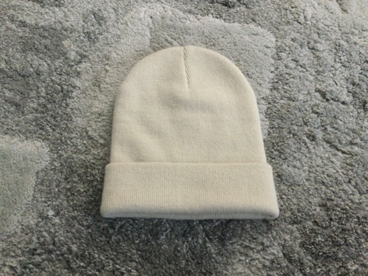 Carhartt Knit Beanie Cuffed Ivory Stocking Hat Adult One  display picture 3