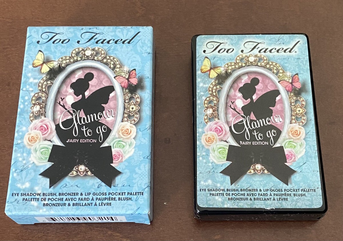 Palette De Poche Too Faced Glamour To Go - Ombre à Paupières, Blush, Bronzer Et Gloss, Neuve