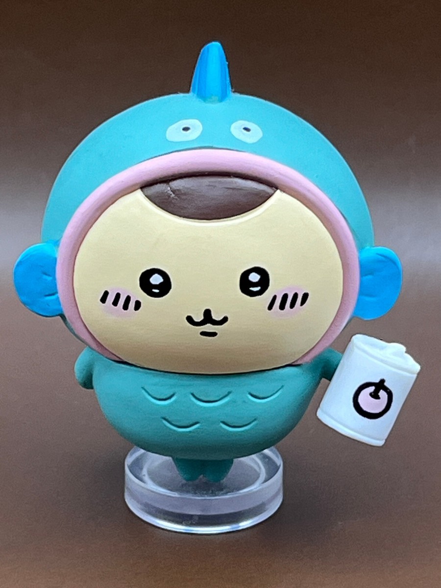 WARAJI 踊る阿呆 キリナイッショ 7インチ Kurimanju Hangyodon Chiikawa Narikiri Figure Mini Mascot Nagano
