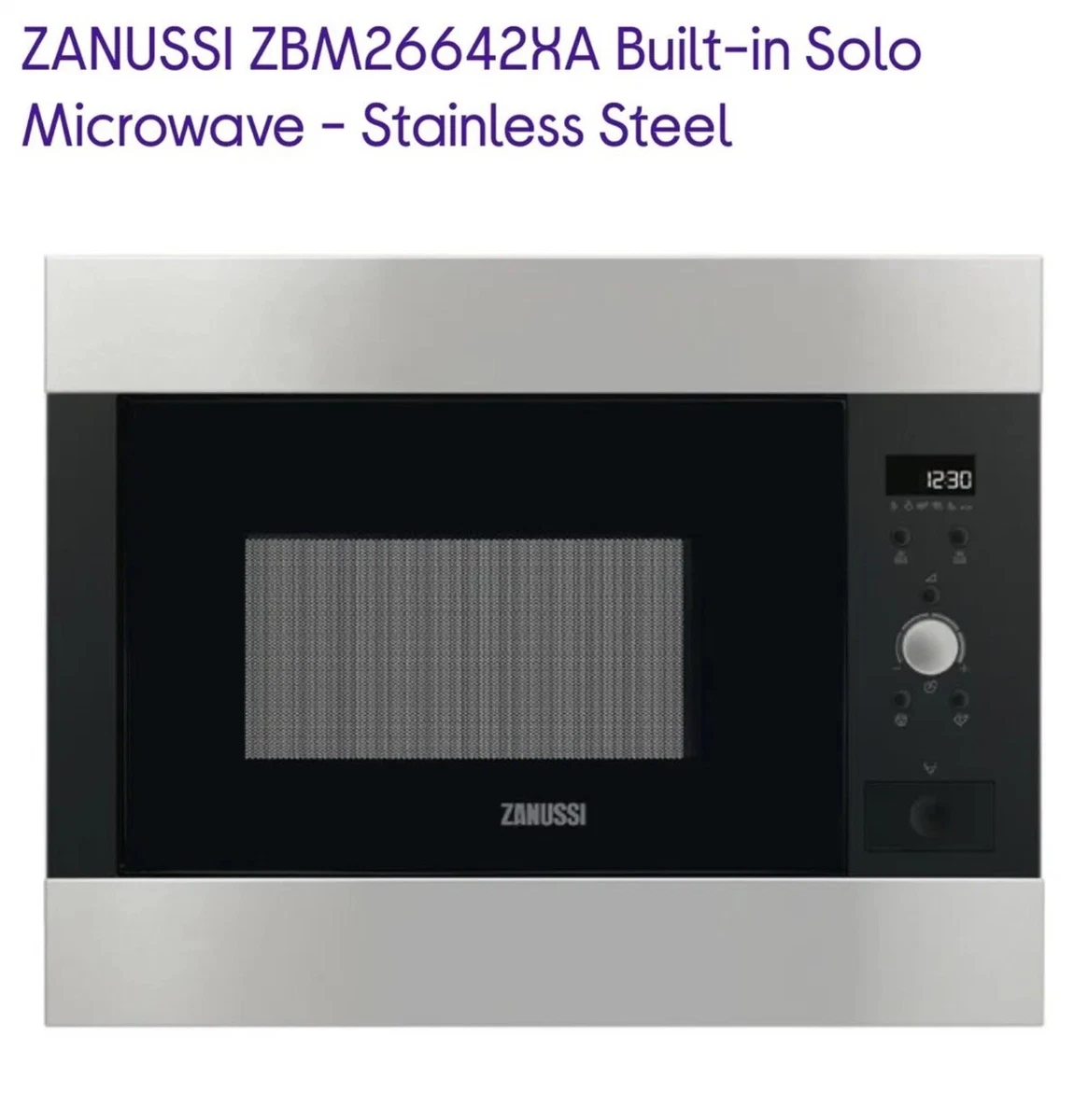 Zanussi microwave zbm26642xa deals