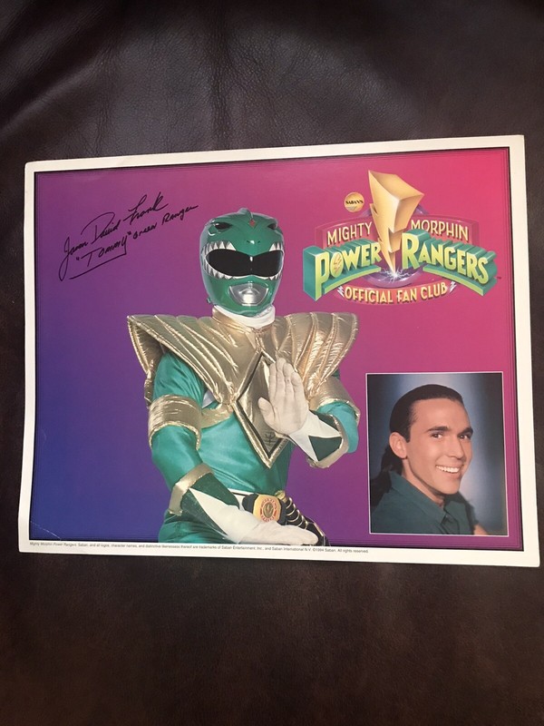 Mighty Morphin Power Rangers-Jason David Frank, Green Ranger 8 x 10 Photo