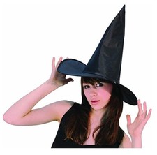 Rubies Black Witch Satin Hat H139S