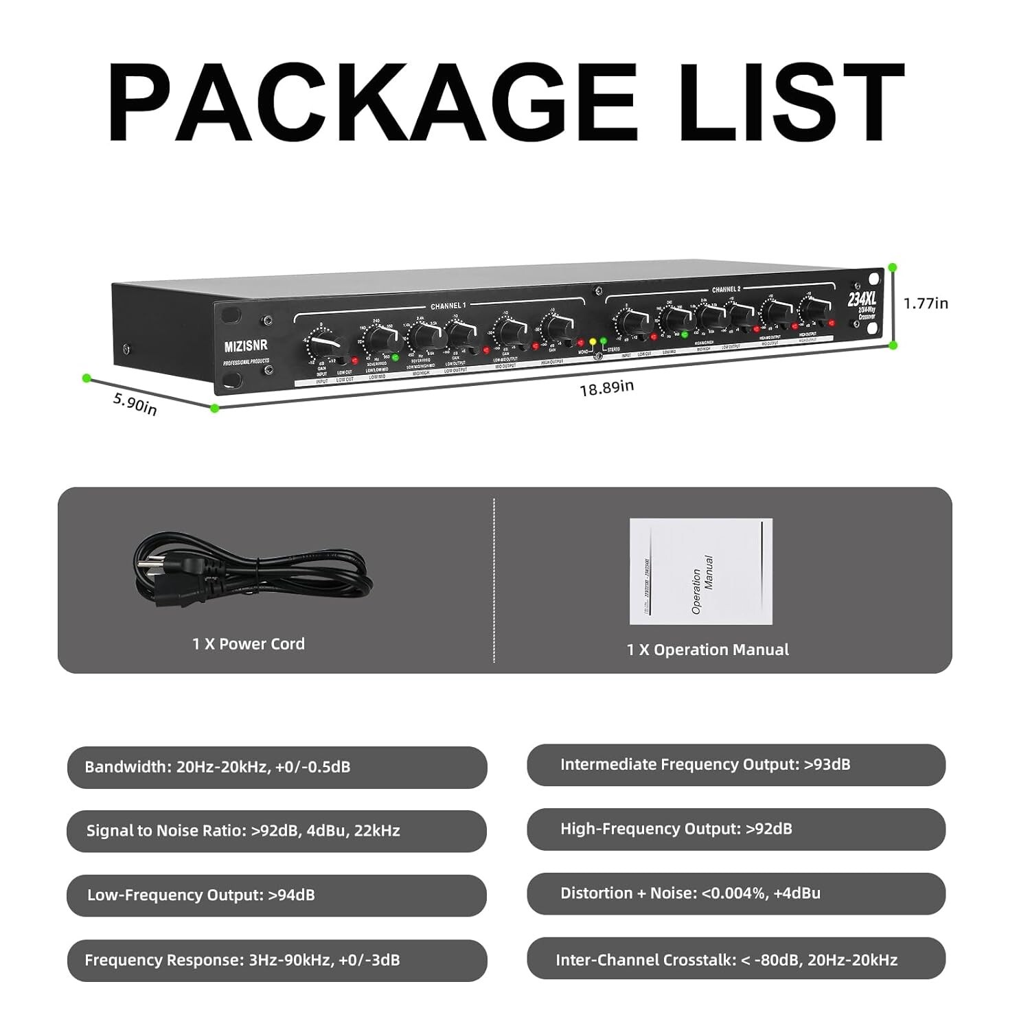Advanced Stereo/Mono Crossover with LED Indicators for Superior
