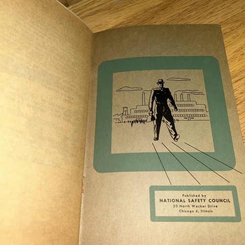 1945 TELETYPE Corp. SHOP SAFETY Book 1400 Wrightwood Avenue, CHICAGO - Picture 12 of 13