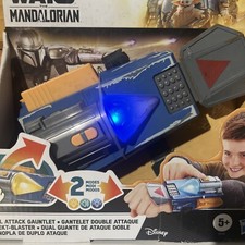 STAR WARS The Mandalorian Dual Attack Gauntlet Lights Up NEW Disney