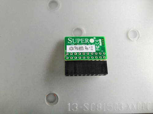 Supermicro AOM-TPM-9655V Server Security Add on 20-Pin TPM Trusted Module - Picture 7 of 7