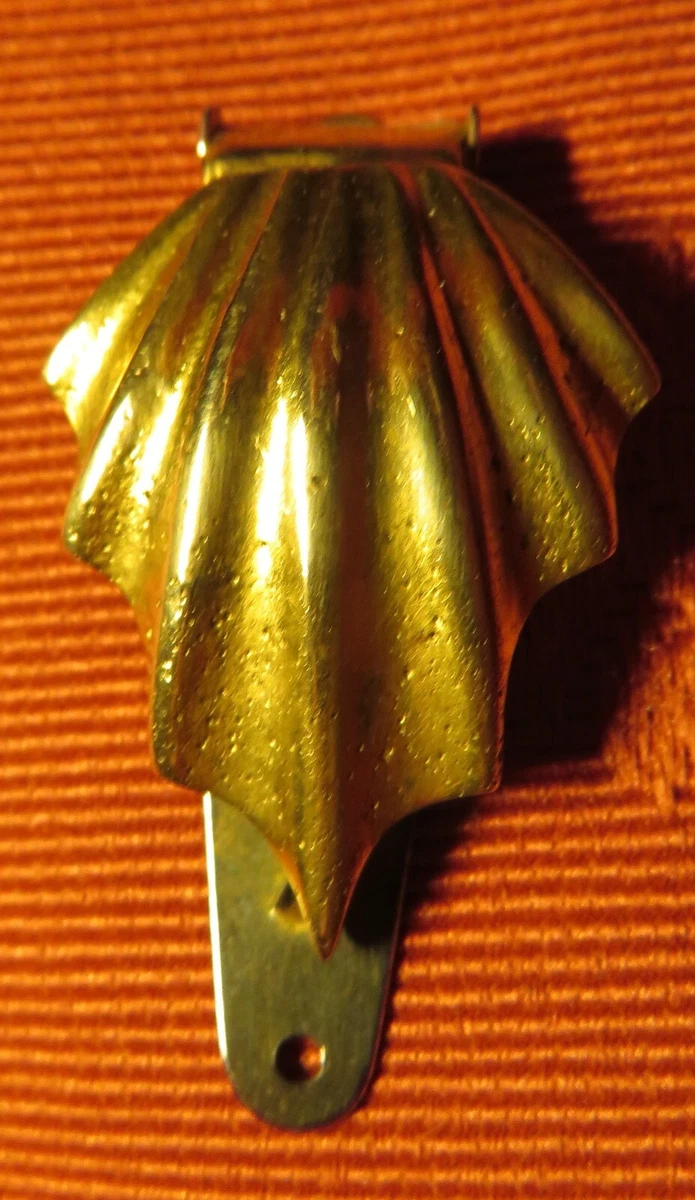 Ancienne broche serre passe foulard argenté magnifique rare bijou vintage 2543
