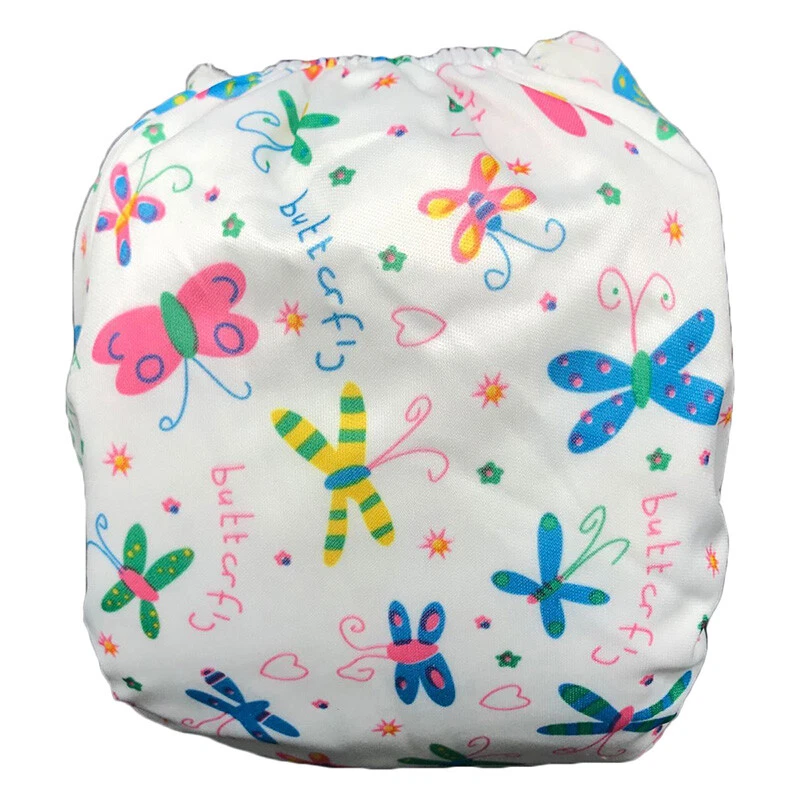 Pañales de tela para bebé IXYVIA pañales de bolsillo lavables ajustables de tamaño variable #9 Foto 3 de 4