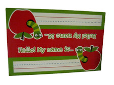 School Nameplates Pack of 12 / Cut in Half for 24 New Sealed 2 Ways to Use Them