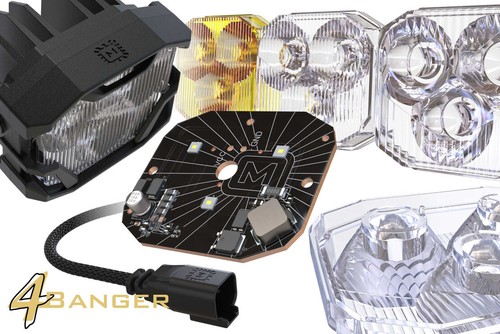 Morimoto 4Banger HXB White Wide Beam LED Light Pod Kit For 12-21 Toyota Tacoma - Picture 5 of 12