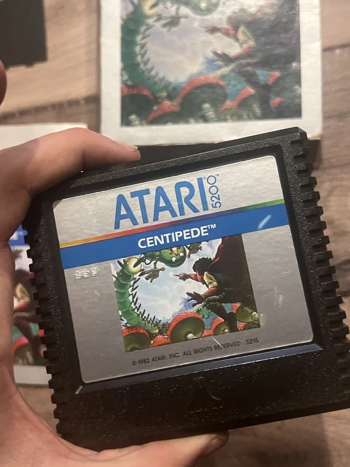 Centipede (Atari 5200, 1982) CIB COMPLETE IN BOX - Image 2 of 4