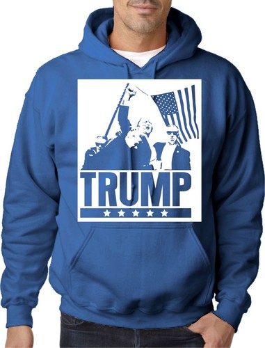 Donald J Trump 2024 Hoodie President MAGA Rally Pennsylvania USA Hoody Elections - Picture 7 of 7