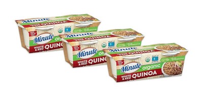 Minute Ready to Serve White & Red Quinoa Rice, 2 - 4.4 Oz Cups (Pack of 3)