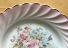 Antique Zeh Scherzer & Co Plate Bavaria Scalloped Edges Gold Trim Floral 7.5 " — photo 3