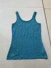 Icebreaker Merino Wool Tank Top Size M Gorpcore Baselayer Blue