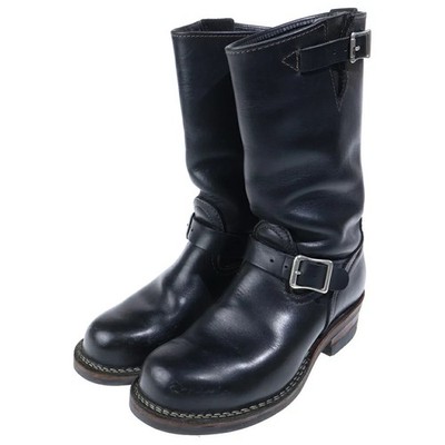 WESCO Stiefel Leder Schwarz Boss Engineer Stiefel Größe 7,5