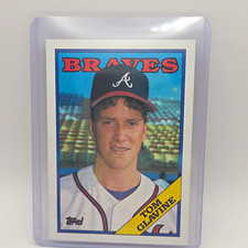 Topps 1988 Tom Glavine Rookie Base Set #779 Atlanta Braves Baseball Card. rookie card picture