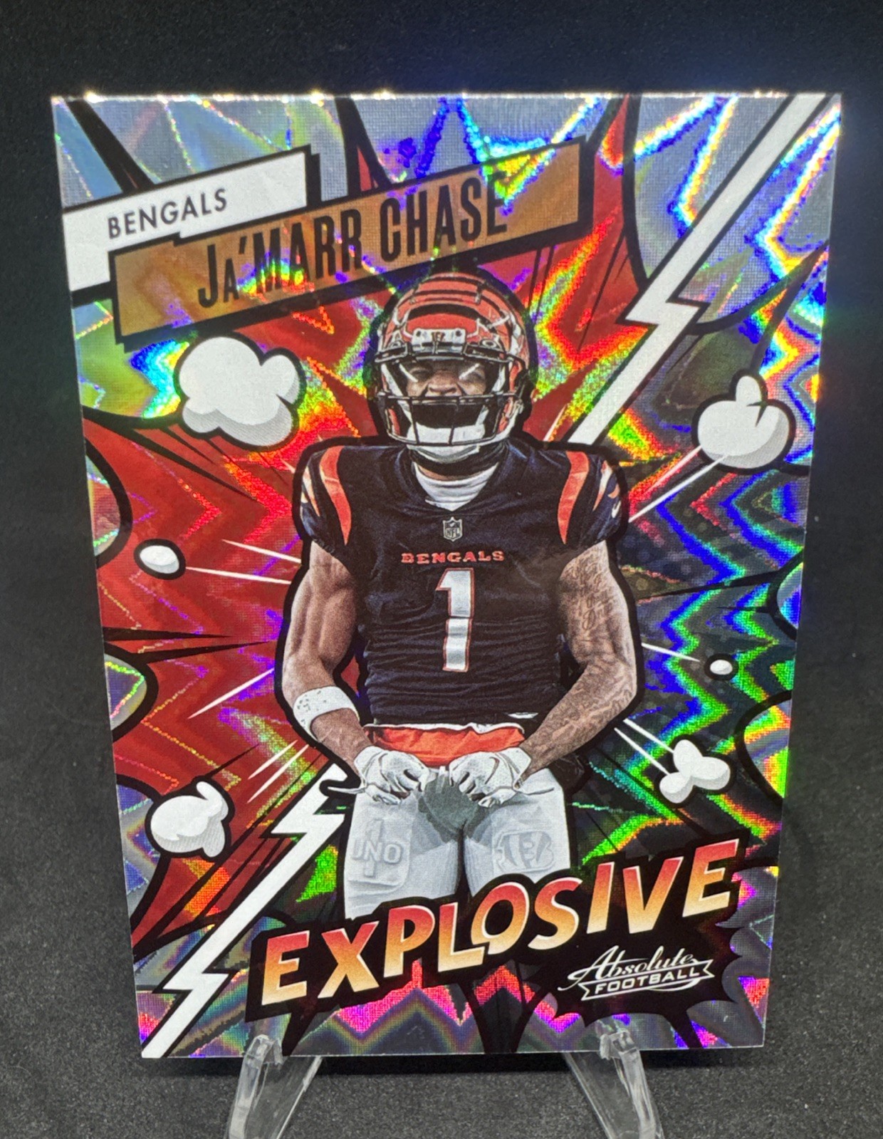 2023 Panini Absolute - Explosive Ja'Marr Chase #34 FLAWLESS CONDITION