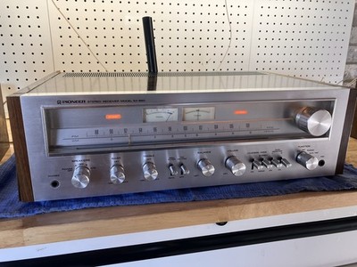 Pioneer SX-650 Vintage Stereo Receiver Tested Working Silver Face Video