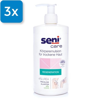 Seni Care Feuchtigkeitsspendende Emulsion - (3 x 500 ml)