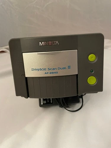 Minolta Dimage Scan Dual III Dia Scanner Film Negativ Kleinbild Foto Gut