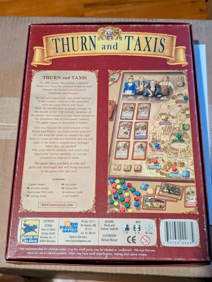 Thurn and Taxis Board Game - Image 2 of 4