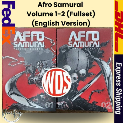 Afro Samurai Manga Band 1-2 Englisch Komplettsatz Comics Neu von Takashi Okazaki