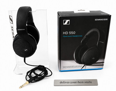 【SENNHEISER】 HD550 Sennheiser HD 550 Open-Back Audiophile Headphones - Black New From