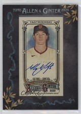 2025 Topps Allen & Ginter Framed Mini Black Frame /25 Mike Yastrzemski Auto qf6