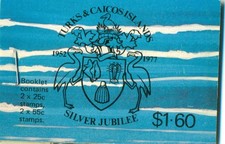 Turks & Caicos Islands 1978 Booklet  25 Anniversary  Regency Queen Elizabeth II