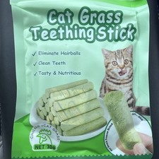 Cat Grass Teething Stick Edible Cats Chew Toy 30G Eliminate Hairballs