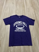 Champion Spring Hill High School Football Purple T-Shirt Men’s Size S