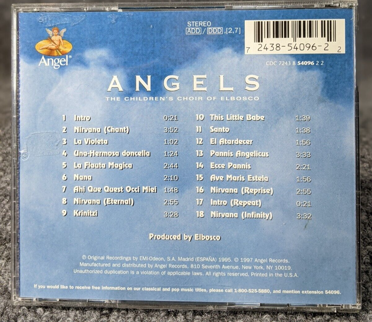 Angels: The Children's Choir of Elbosco by The Childrens Choir of