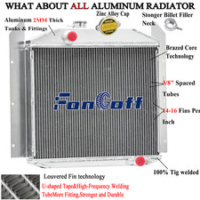 4 Row Radiator Fit 19491952 1950 1951 Studebaker 2r Series Pickup 2.8l 4.0l L6