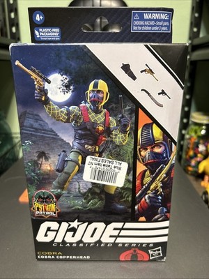 HASBRO GI JOE CLASSIFIED SERIES #96 PYTHON PATROL COBRA COPPERHEAD 6'' FIGURE NIB