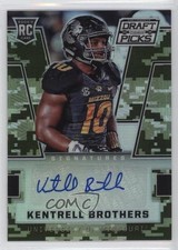 2016 Panini Prizm Collegiate Draft Picks Camo 141/199 Kentrell Brothers Auto 2r5