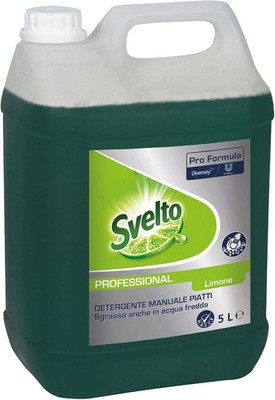 Diversey SVELTO LIMONE Flüssig-Handspülmittel Fettlöser 5 LT für Geschirr